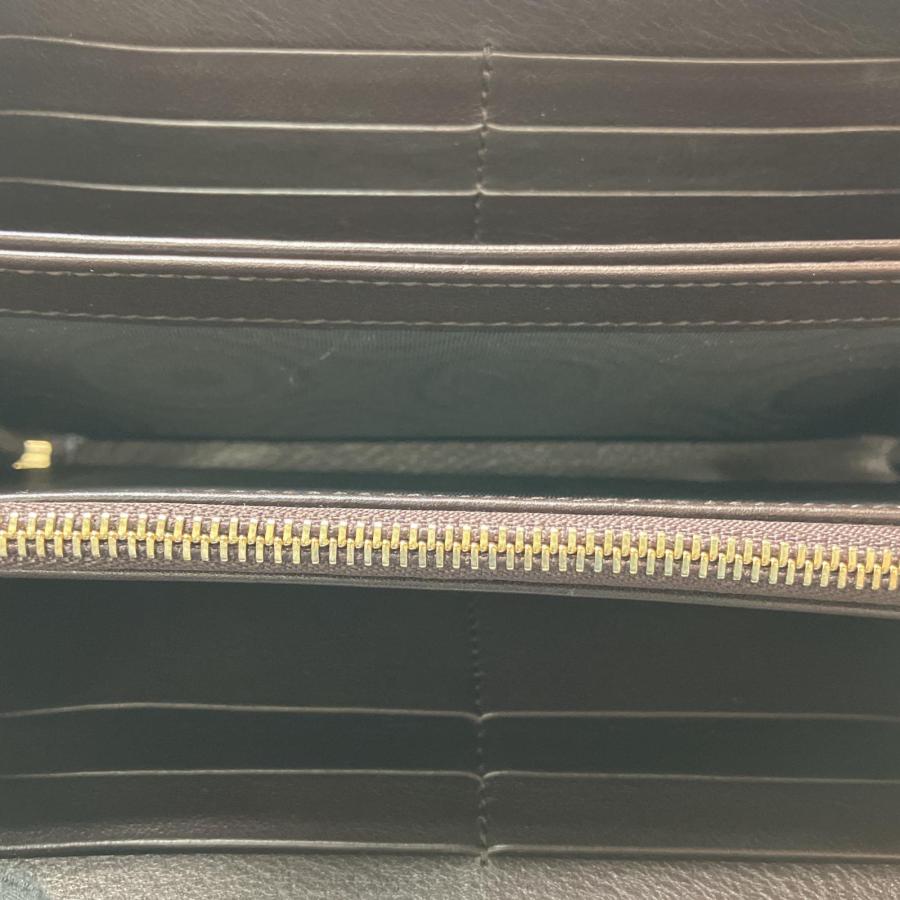 GUCCI（グッチ） △△ グッチシマ ラウンドファスナー長財布 レザー