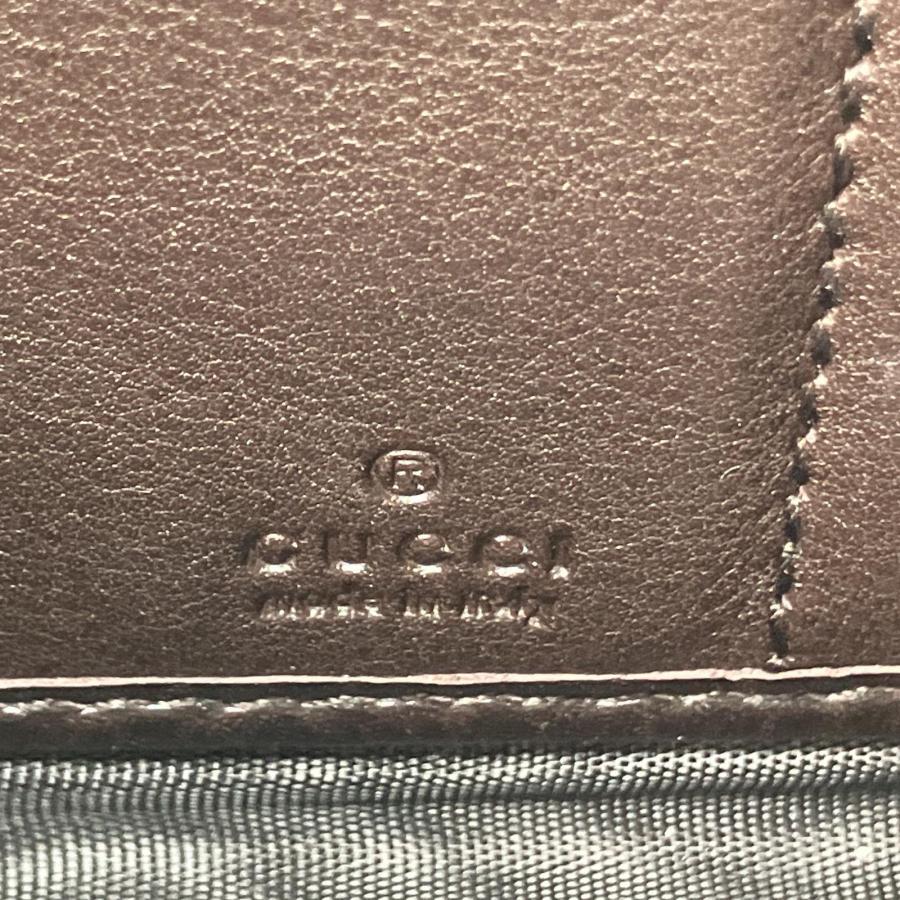 GUCCI（グッチ） △△ グッチシマ ラウンドファスナー長財布 レザー