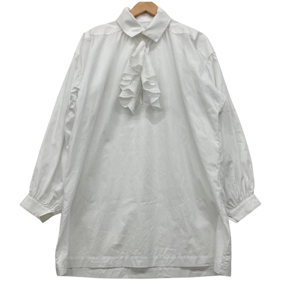 △△TAO COMME des GARCONS フリル ブラウス S AD2022 スキッパー  TK-B008 ホワイト △△ TAO COMME des GARCONS フリル ブラウス S AD2022 スキッパー TK