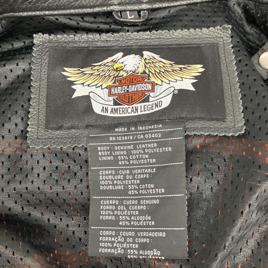 △△ HARLEY-DAVIDSON ハーレーダビッドソン レザー シングル