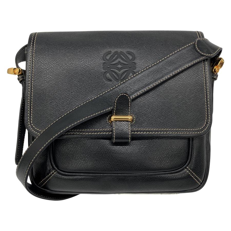 LOEWE（ロエベ） △△ ショルダーバッグ フラップ アナグラム型押し