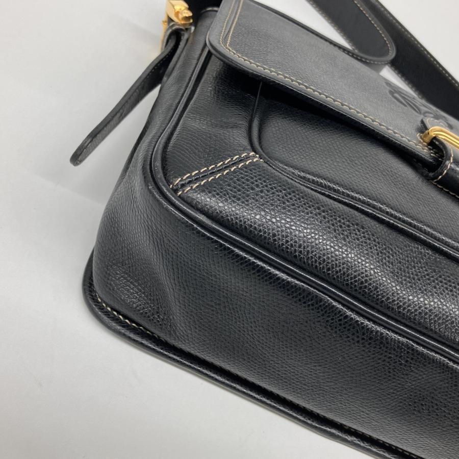 LOEWE（ロエベ） △△ ショルダーバッグ フラップ アナグラム型押し