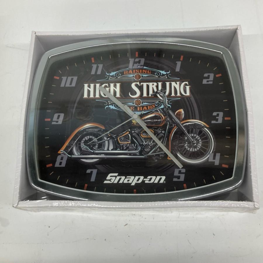 snap-on85年記念限定品置き時計 インテリア Snap-on スナップオン 時計 壁掛け バイク 未使用に近い : リサイクル