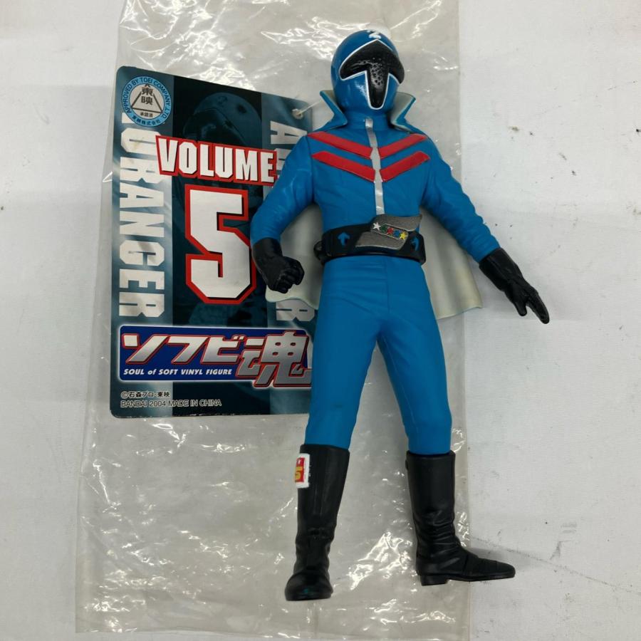バンダイ ソフビ魂 秘密戦隊ゴレンジャー 5体セット 目立った傷や汚れ