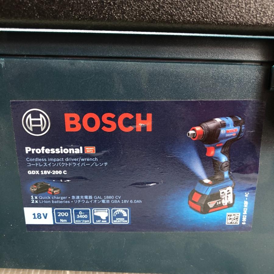 ◇◇ BOSCH ボッシュ インパクトドライバ 付属品完備 2021年製 GDX18V 