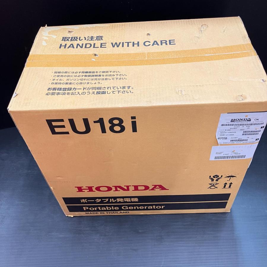 断捨離　【ほぼ未使用】HONDA EU18i インバーター　発電機　ホンダ HONDA ホンダ インバーター発電機 EU18i 未開封品 レッド 未使用