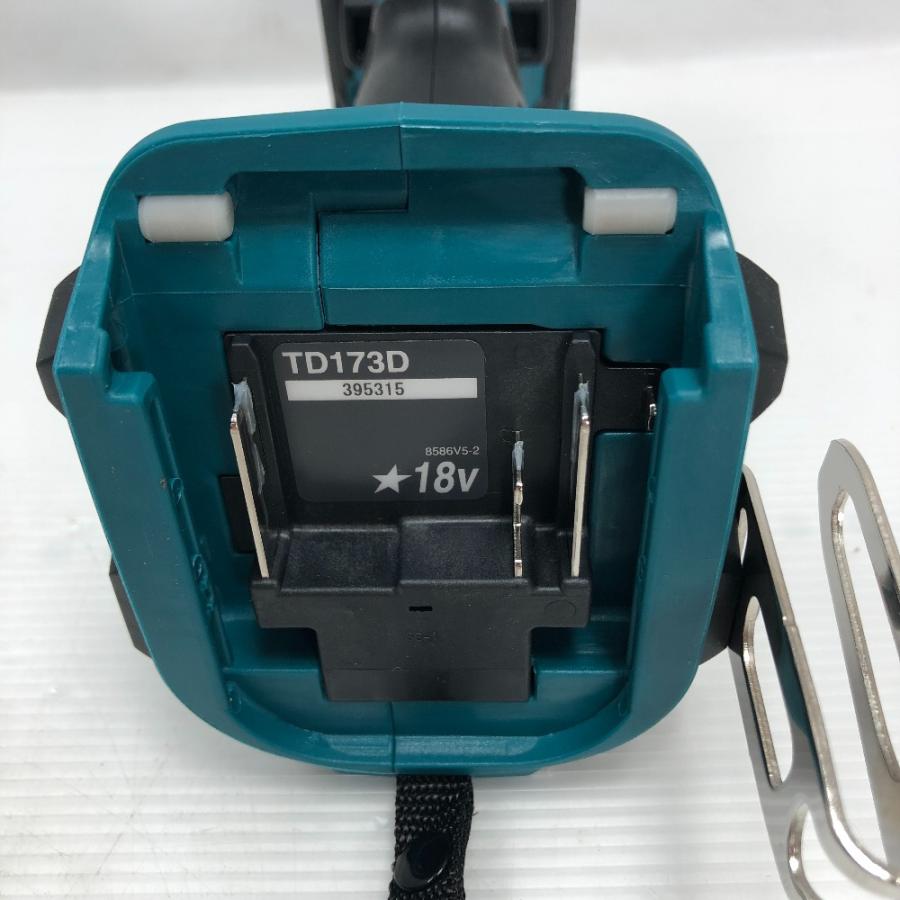 MAKITA マキタ 【送料無料】電動工具 インパクトドライバ 本体とケースのセット TD173D ブルー 未使用に近い 【コンポジット】