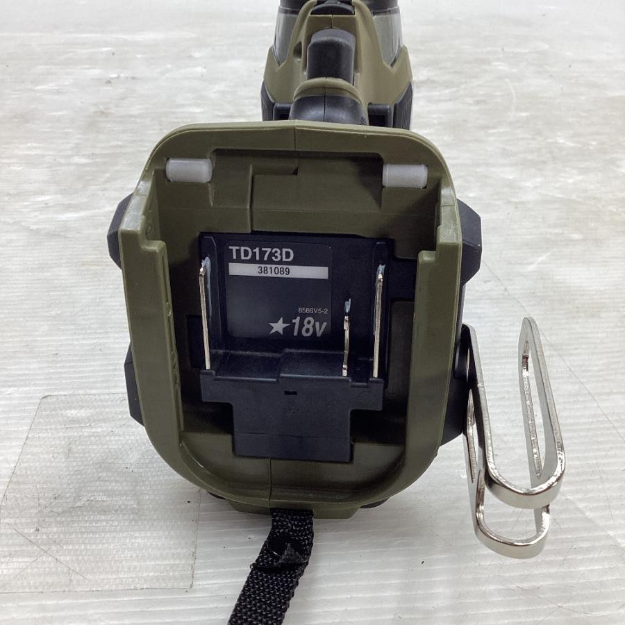 MAKITA マキタ インパクトドライバ コードレス式 電動工具 TD173D オリーブ 未使用に近い 【Ashman】