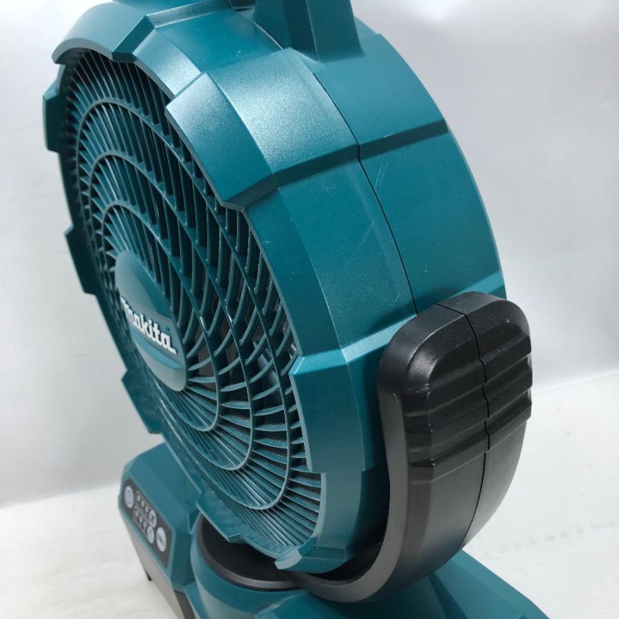 ◇◇MAKITA マキタ 充電式ファン 電動工具 アダプター付き コードレス式 CF001GZ ブルー マキタの充電式ファンは工具用バッテリーで家でもアウトドアでも涼しさ