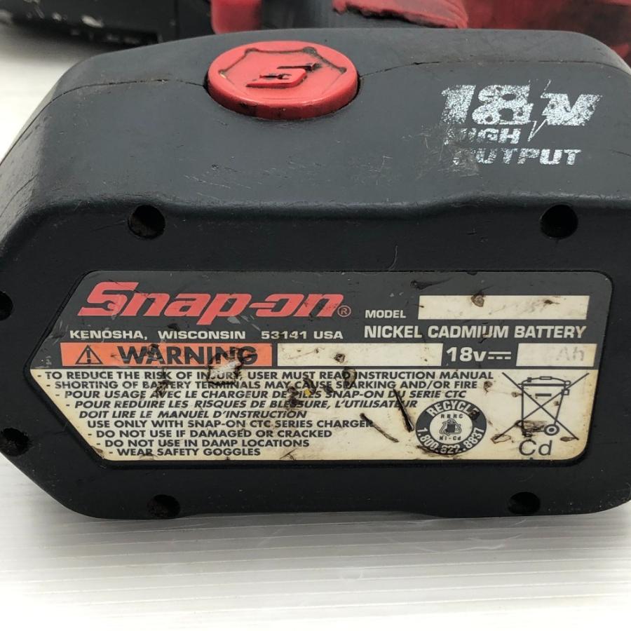 ◇◇Snap-on スナップオン 電動工具 インパクトレンチ ブラック ◇◇ Snap-on スナップオン 電動工具 インパクトレンチ ブラック 傷や