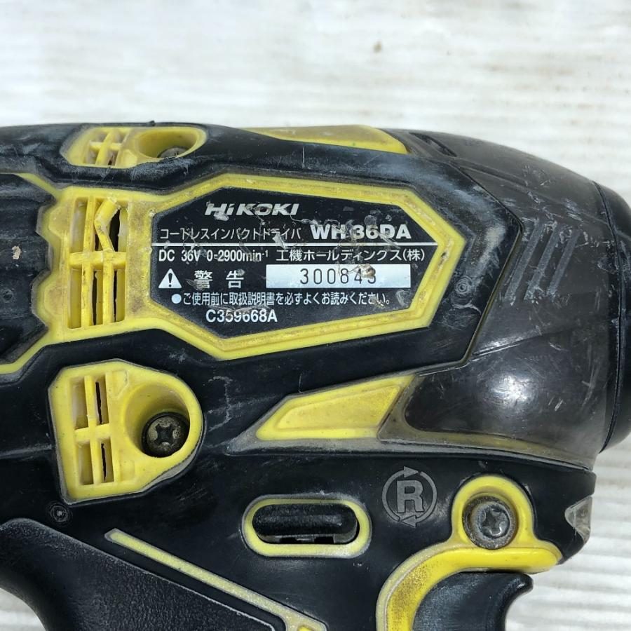 ◇◇ HiKOKI ハイコーキ 電動工具 インパクトドライバ WH36DA イエロー
