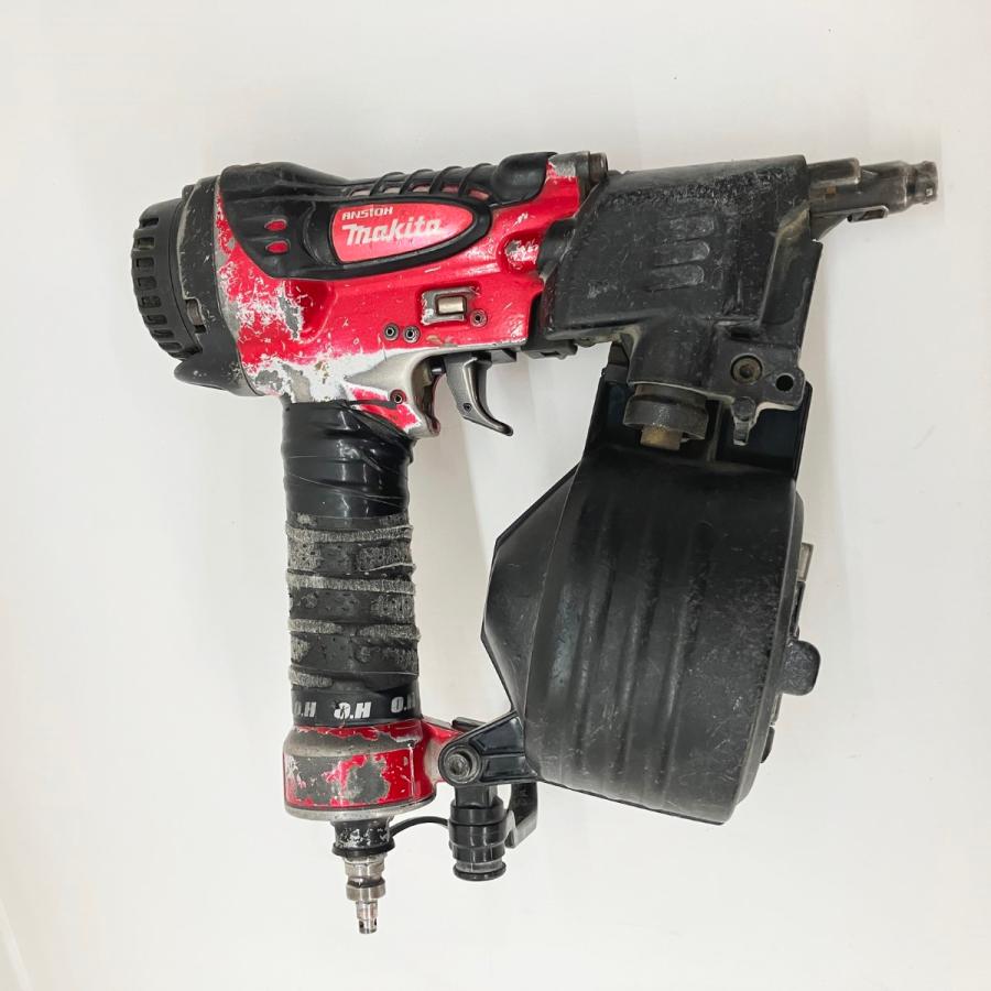 〇〇 MAKITA マキタ 高圧 エア釘打 AN510H レッド 現状渡し 傷や