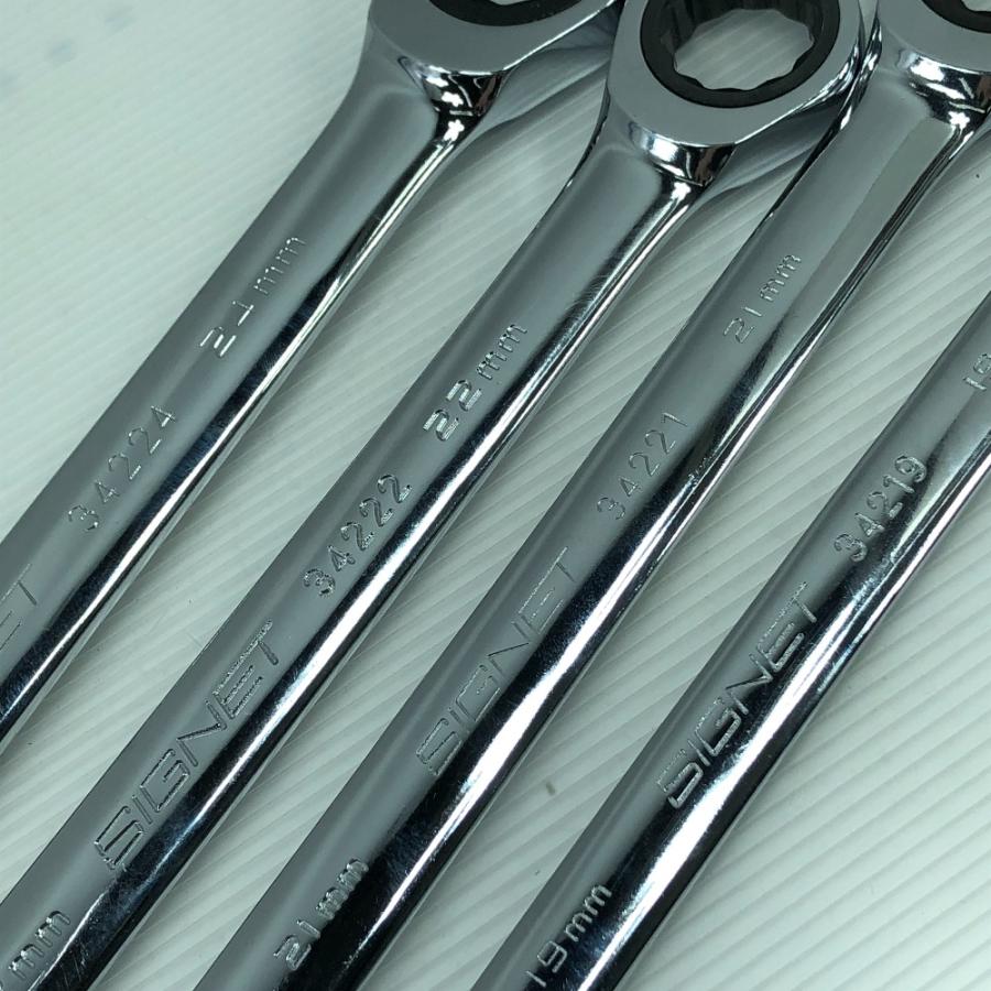 ◇◇SIGNET 工具 ハンドツール ギアレンチセット 4本セット 24ｍｍ・22ｍｍ・21ｍｍ・19ｍｍ ◇◇ SIGNET 工具 ハンドツール ギアレンチセット 4本セット 24mm