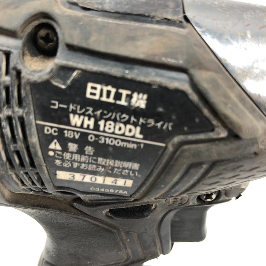 ◇◇ HITACHI 日立 締め付け工具 インパクトドライバ WH18DDL ブラック