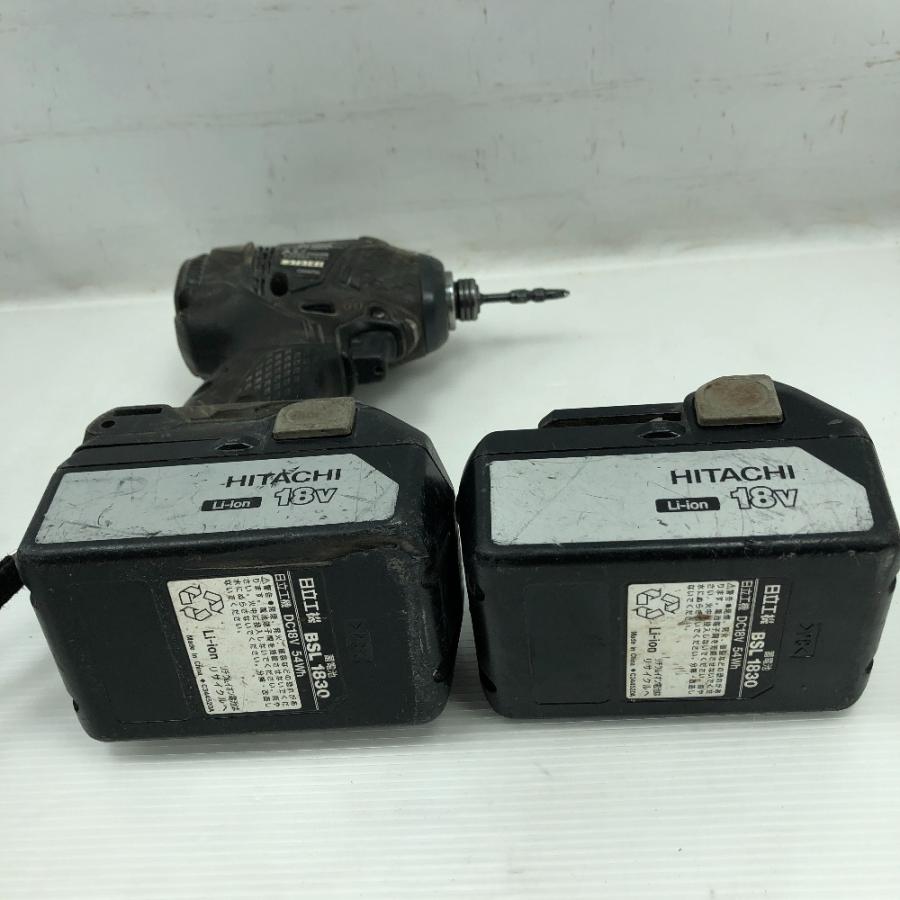◇◇HITACHI 日立 締め付け工具 インパクトドライバ WH18DDL ブラック ◇◇ HITACHI 日立 締め付け工具 インパクトドライバ WH18DDL ブラック