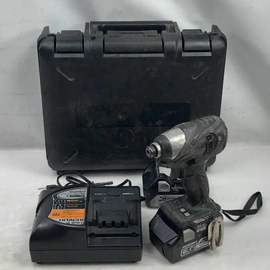 受付終了！WH18DBAL2　日立　インパクトドライバー ◇◇ HITACHI 日立 締め付け工具 インパクトドライバ 充電器・充電池2