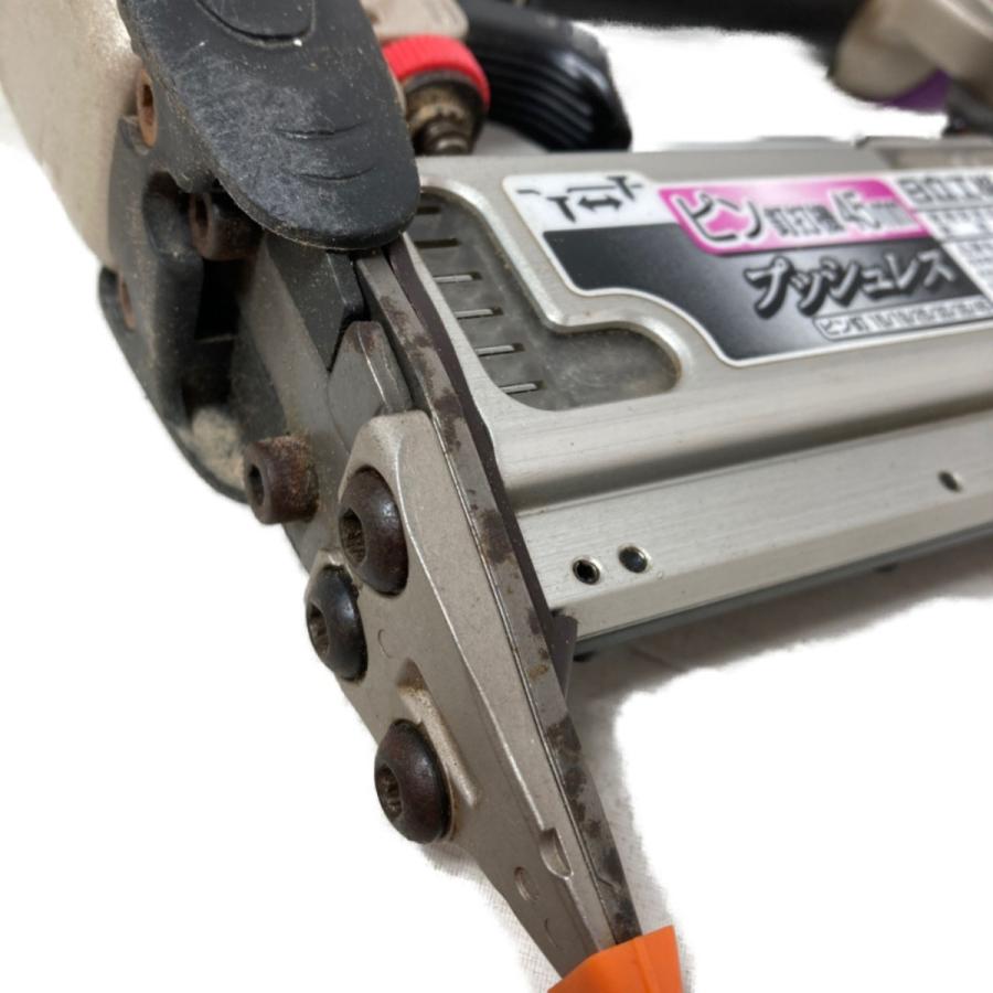 HITACHI 日立 45mm 常圧ピン釘打機 本体のみ NP45A パープル 傷や汚れ