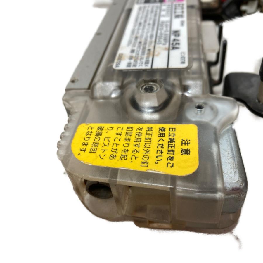 HITACHI 日立 45mm 常圧ピン釘打機 本体のみ NP45A パープル 傷や汚れ