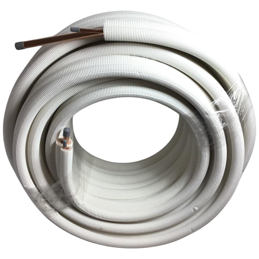 新品未使用 冷媒用難燃被覆銅管 2分4分 20m