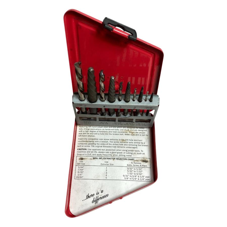 Snap-on スナップオン 逆回転用エキストラクター ケース付 EXDL10 レッド 傷や汚れあり : 1021000129668 ...