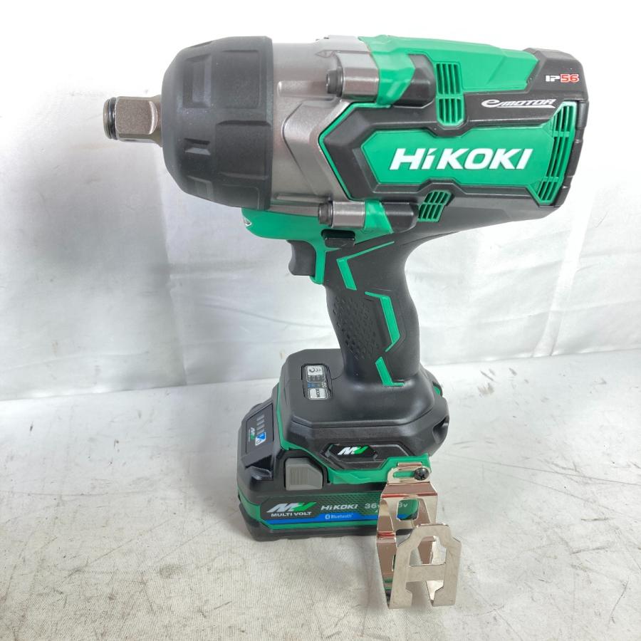 ＊＊HiKOKI ハイコーキ 36V コードレスインパクトレンチ (バッテリ2個・充電器・ケース付) 差込角19mm PSEマークあり WR36DC(2XP) グリーン HiKOKI ハイコーキ 36V インパクトレンチ バッテリ2個・充電器・ケース