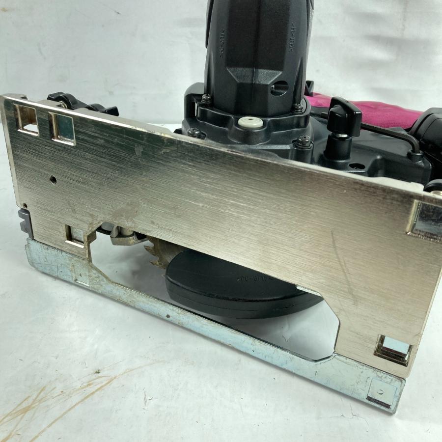 HITACHI 日立 14.4V 125mm コードレス丸のこ （バッテリ1個・充電器・ケース付） C14DSL 【ファミラ】 ショッキングピンク やや傷や汚れあり