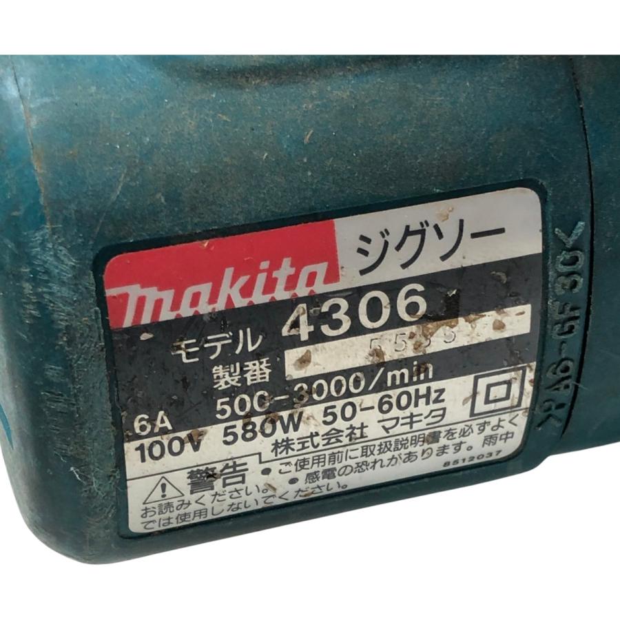 MAKITA マキタ ジグソー(本体のみ) 4306 ブルー 傷や汚れあり 