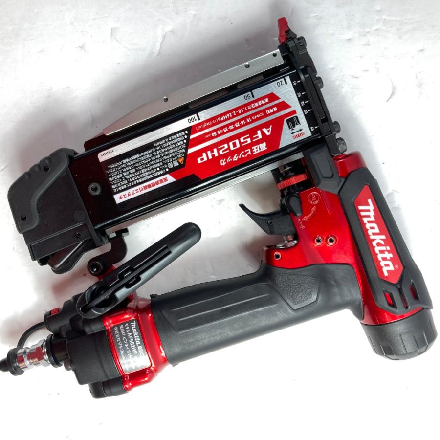 MAKITA マキタ 15~50mm 高圧ピンタッカ ケース付 AF502HP レッド 