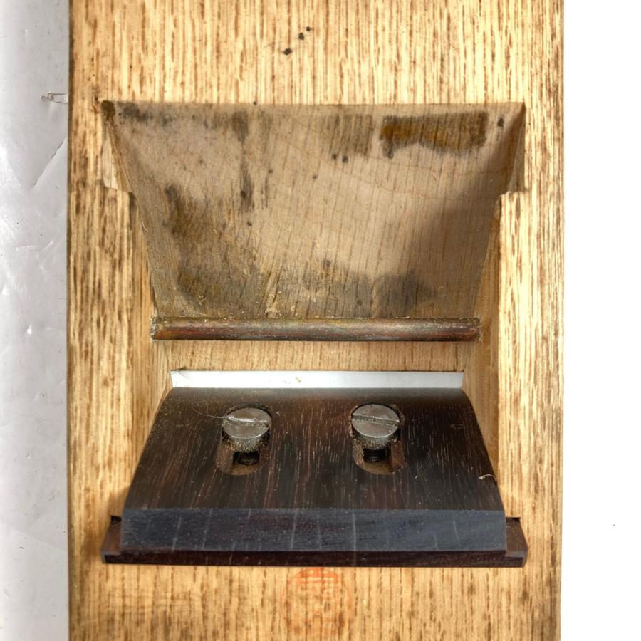 永弘」 「永弘」二寸鉋 扇田重膳作 桐箱入り やや傷や汚れあり