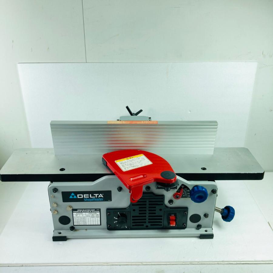 ◇◇DELTA 手押しカンナ JT160 グレー DELTA 卓上手押しカンナ盤 JT-160 グレー やや傷や汚れあり