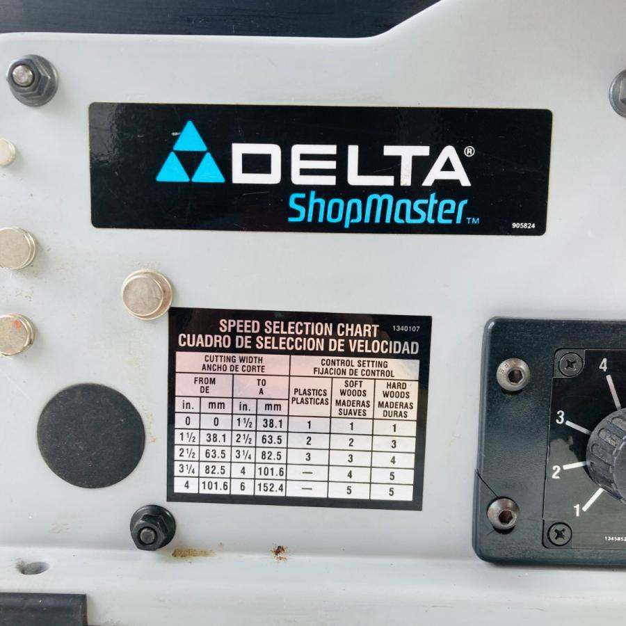 DELTA デルタ Shopmaster 卓上手押しカンナ盤 無段階変速 JT160 100V 11A 電動工具 研磨機 (D4245hhmwY) DELTA 卓上手押しカンナ盤 JT-160 グレー やや傷や汚れあり