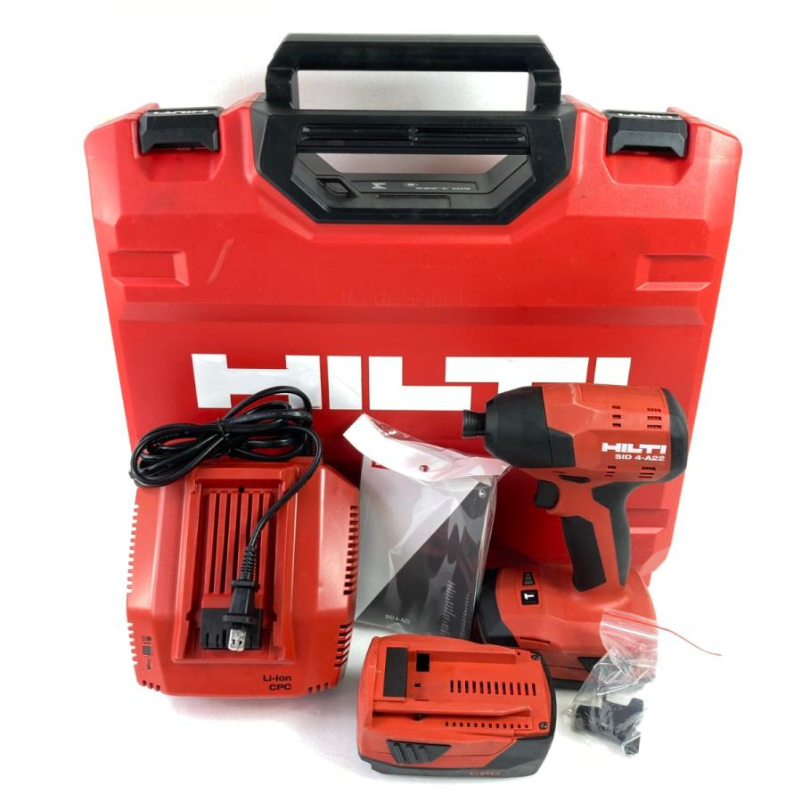 バッテリー2個【 HILTI / ヒルティ 】 SID4-A22 充電式 インパクト