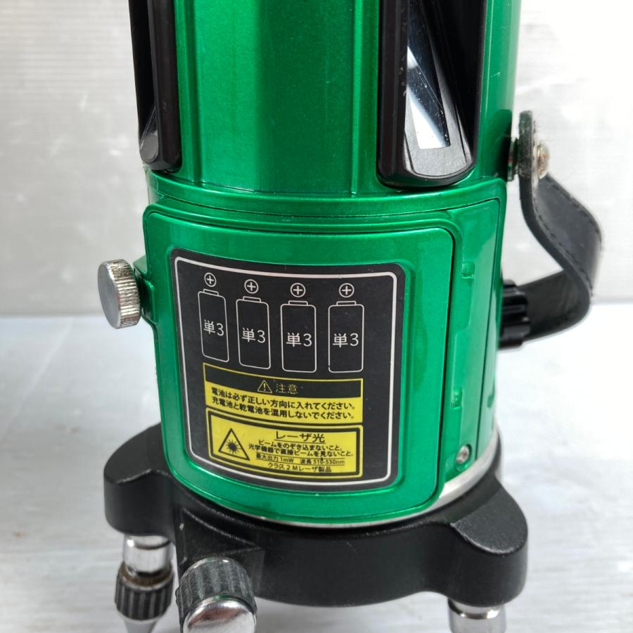 テクノ販売 グリーンレーザー墨出し器 (縦4方向矩・横120°水平ライン・地墨・鉛直十字) LTC-G610PD グリーン テクノ販売 グリーンレーザー墨出し器 (縦4方向矩・横120°水平ライン
