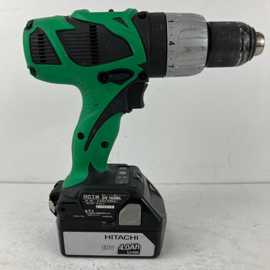 ЗЗ HITACHI 日立 18v 16mm 振動ドライバドリル バッテリーx2 充電器