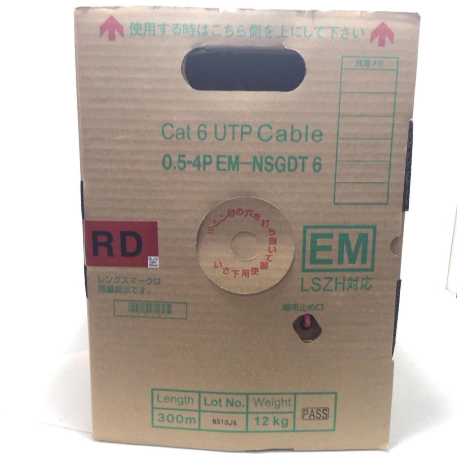 ΘΘ 日本製線株式会社 UTPケーブル 未使用品(S) 300m/12kg Cat6 0.5