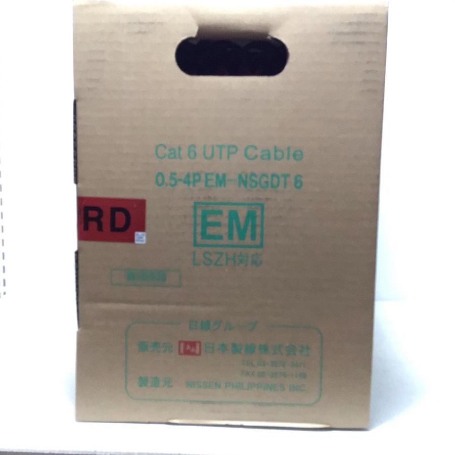 ΘΘ 日本製線株式会社 UTPケーブル 未使用品(S) 300m/12kg Cat6 0.5 