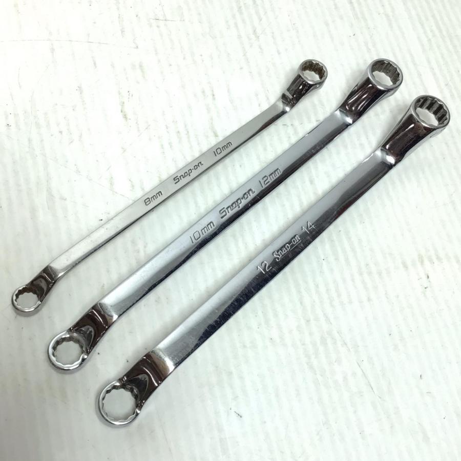 ΘΘ Snap-on スナップオン ハンドツール 両口メガネレンチ 程度B 3本