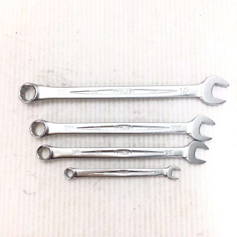 ΘΘ TONE トネ コンビネーションレンチセット 程度B 8本セット やや傷や