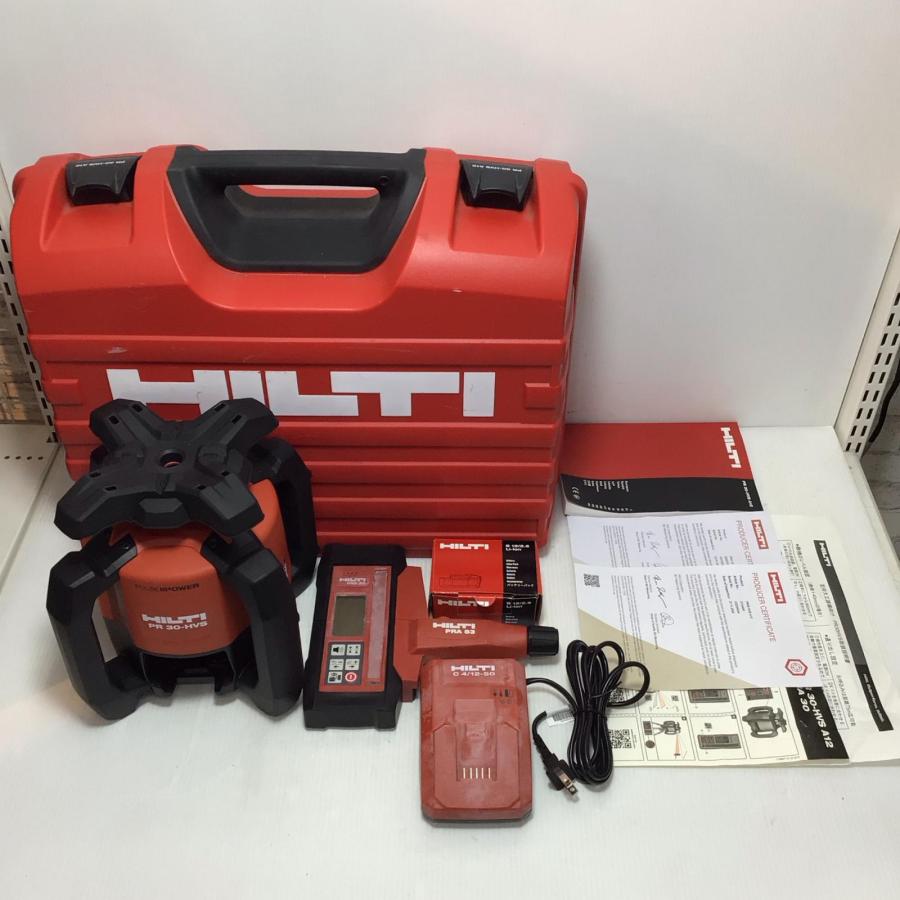 ΘΘ Hilti ヒルティ 屋外用回転レーザーレベル 程度B 充電器・充電池1個