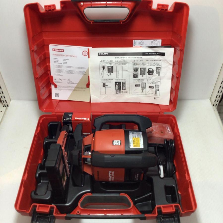 ΘΘ Hilti ヒルティ 屋外用回転レーザーレベル 程度B 充電器・充電池1個