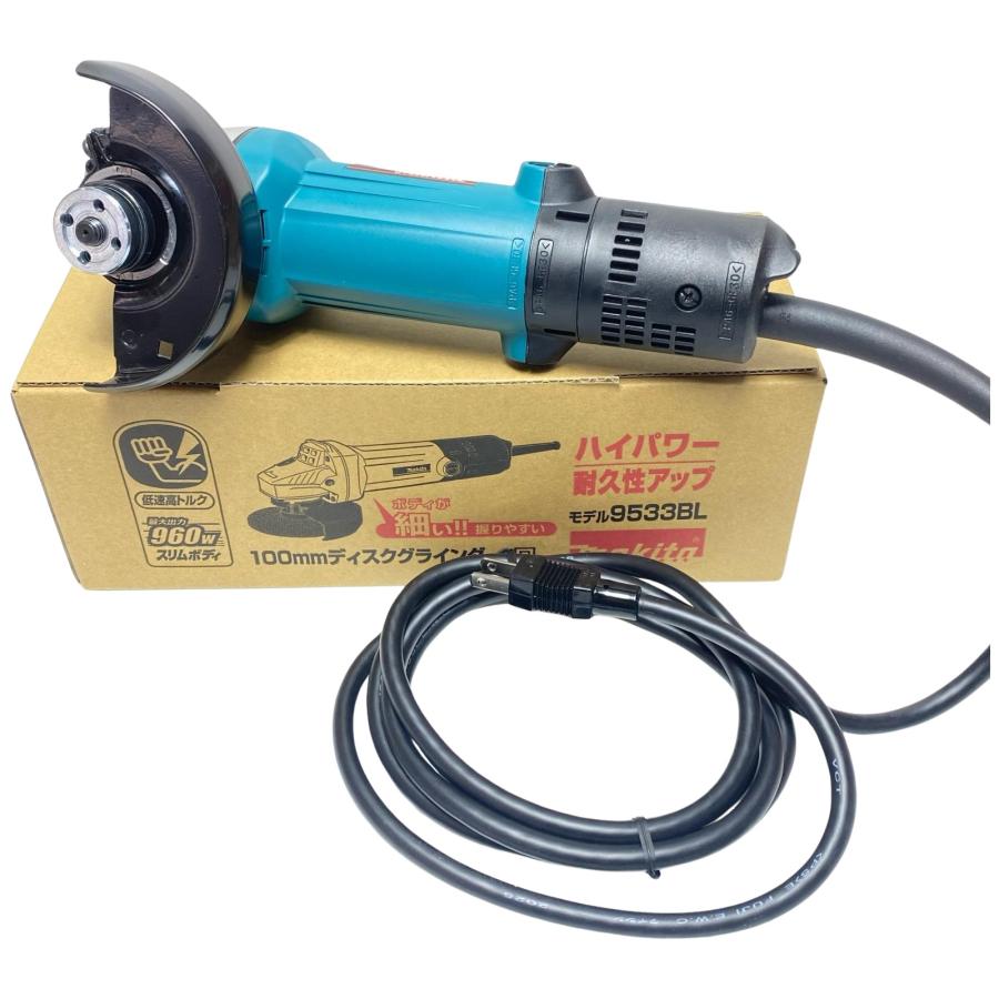 MAKITA マキタ ディスクグラインダー 未使用品(S) 付属品完備 コード式 100mm 394345 9533BL ブルー MAKITA マキタ ディスクグラインダー 未使用品(S) 付属品完備 コード式