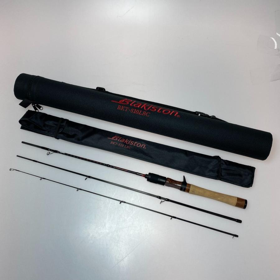 §§ D-3 Custom Lure's ディースリーカスタムルアーズ ブラキストン BKT-510LBC ルアーロッド 程度AB ケース付 やや傷や汚れあり