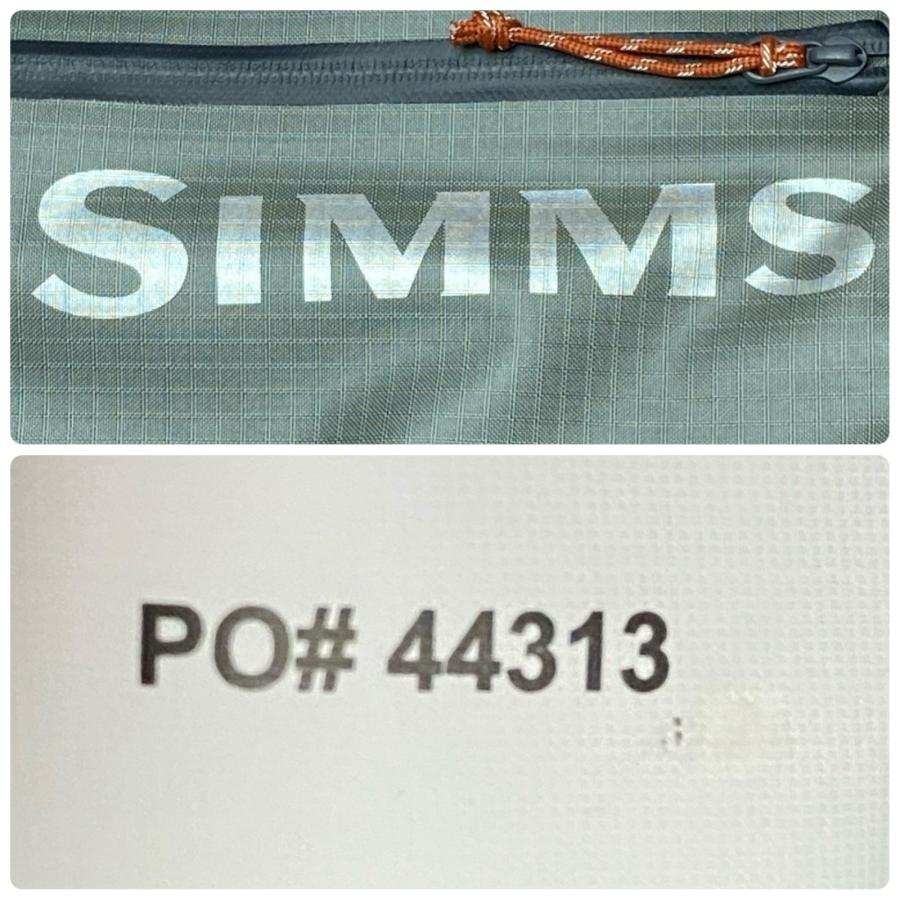 SIMMS フィッシングバッグ ドライクリーク 程度B グレー やや傷