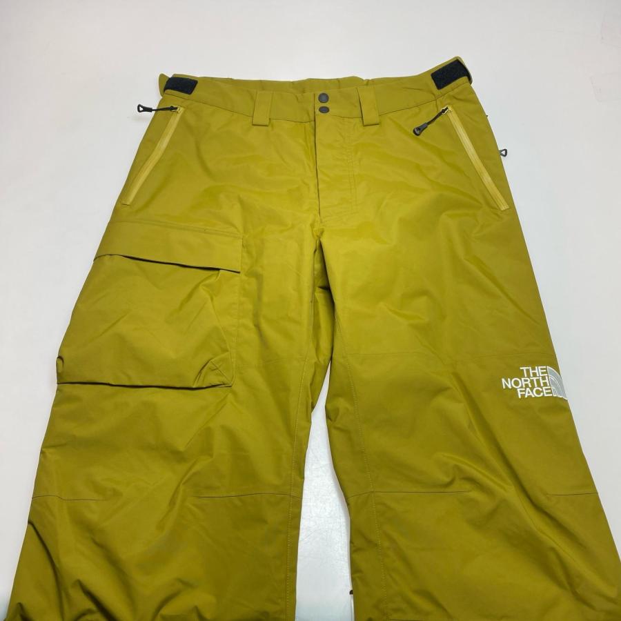 §§ THE NORTH FACE ザノースフェイス スノーボードウェア(パンツ) SIZE L 程度B シュカブラパンツ NS62312 モスグリーン やや傷や汚れありの画像