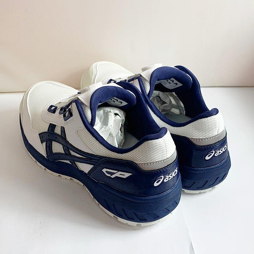 健康用品 ASICS 安全靴 27.0 ホワイト/ネイビー