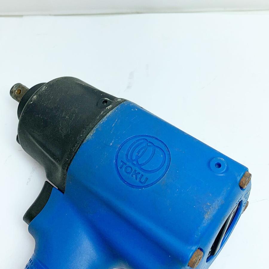 ♭♭ TOKU 常圧エアインパクトレンチ 本体のみ MI-17C ブルー やや傷や
