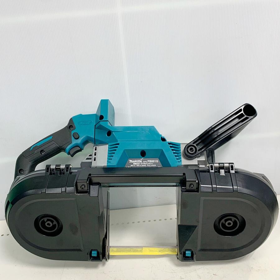 ♭♭ MAKITA マキタ 充電式ポータブルバンドソー　バッテリー充電回数1回/2回 PB001GRDX ブルー 目立った傷や汚れなし｜bigban｜06