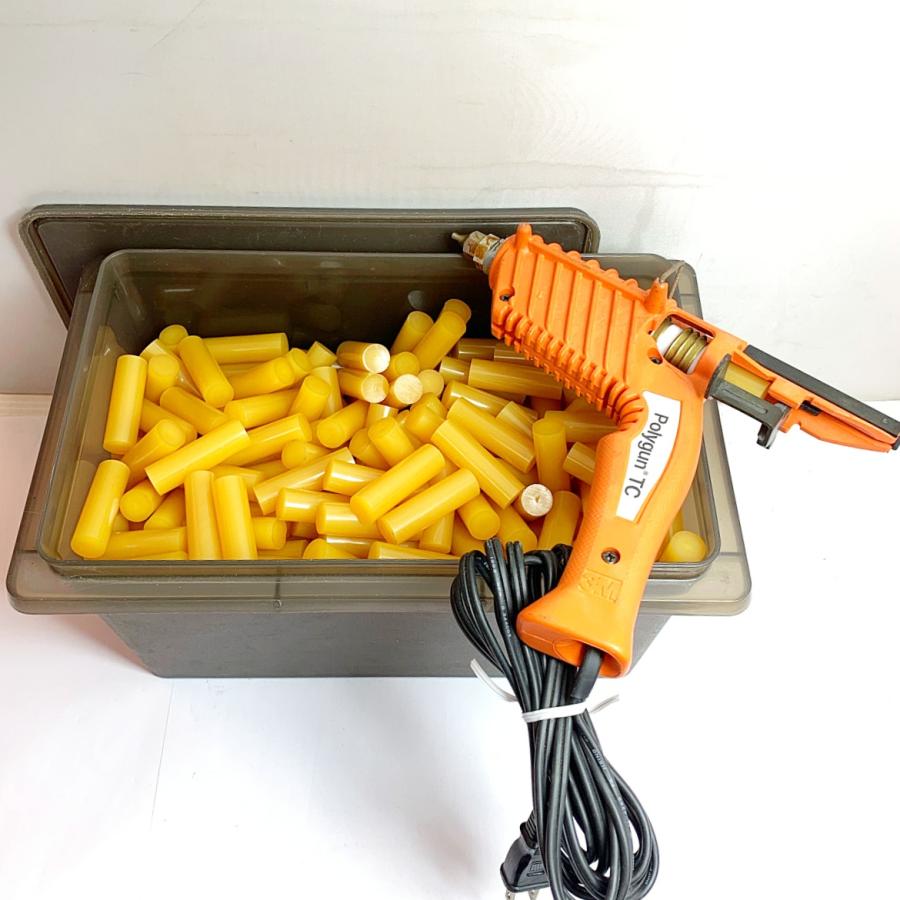 ♭♭ 3M ポリガン ホットメルト 接着剤（約300個）付 動作確認済 やや 