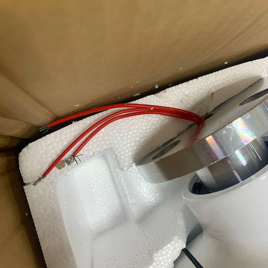 ♭♭ 小型風力発電機　3枚羽 不明 ブルー x ホワイト ♭♭ 小型風力発電機 3枚羽 不明 ブルー x ホワイト 未使用に近い
