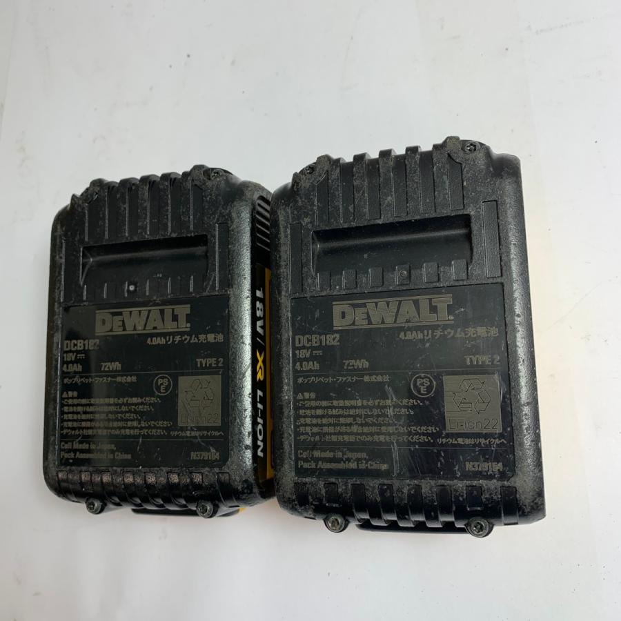 ♭♭ DEWALT インパクトレンチ 充電器・充電池2個・ケース付 18v
